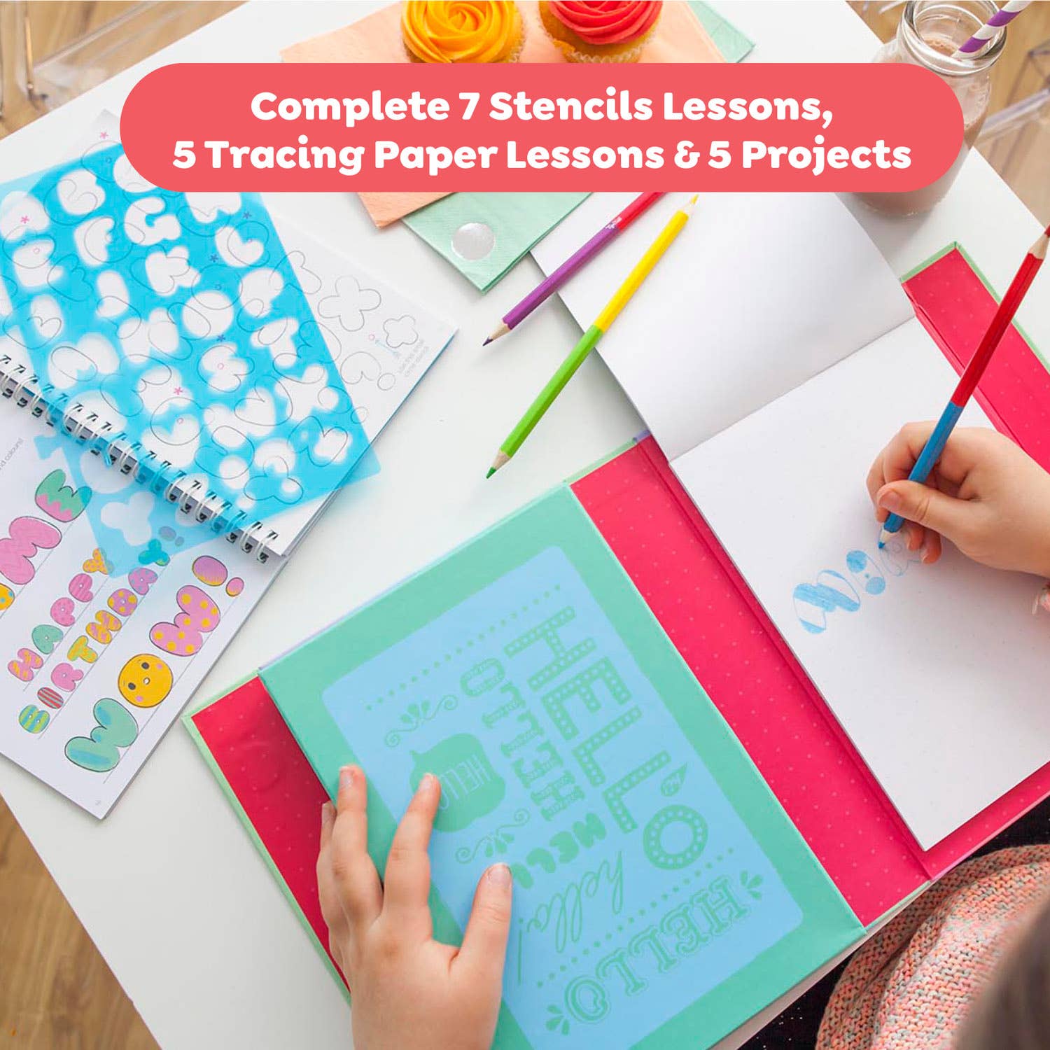 Tiger Tribe - Wholesale DIY Craft Kit - Kids - The Lovely Book of Lettering4