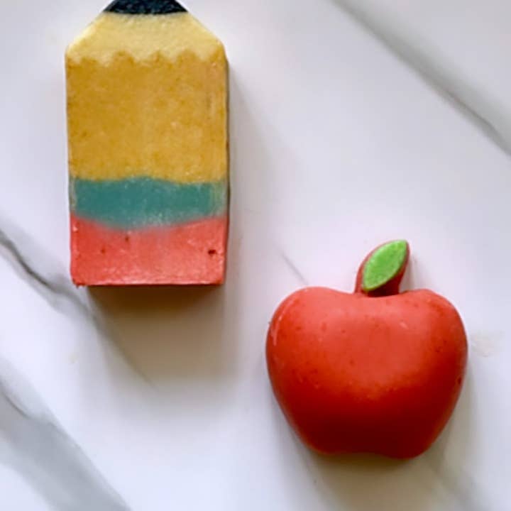 LaVic Organics - Wholesale Bar Soap - Pencil and Apple Soap0