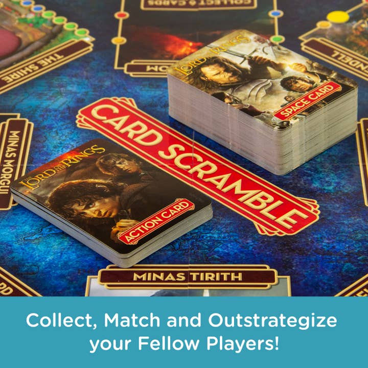 AQUARIUS, GAMAGO, ICUP, & ROCK SAWS by NMR Brands - Wholesale Board Game - Lord of the Rings Card Scramble3