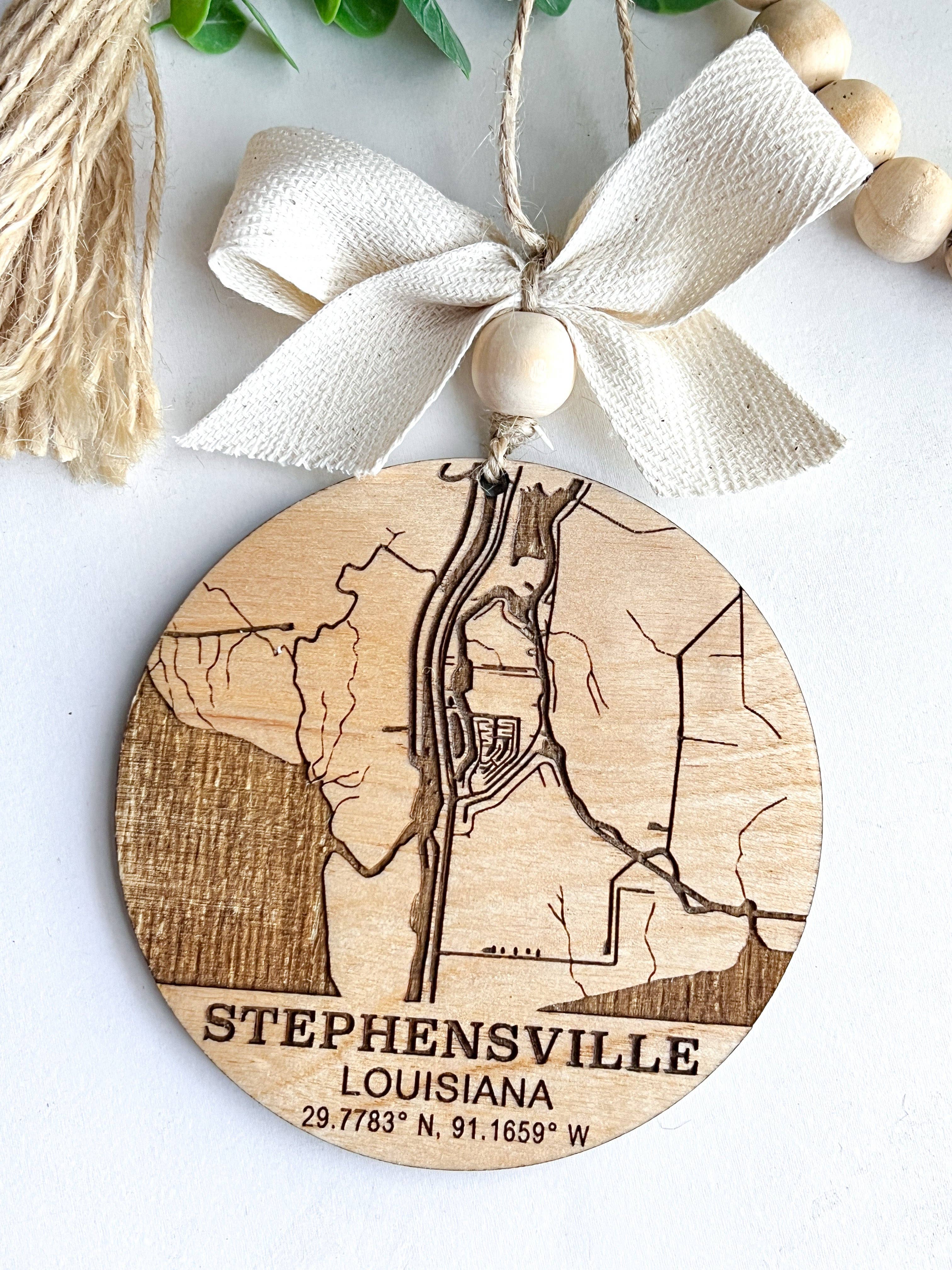 Geaux Magnolia – Großhandel Verzierung – Map Custom Ornament Weihnachtsschmuck6
