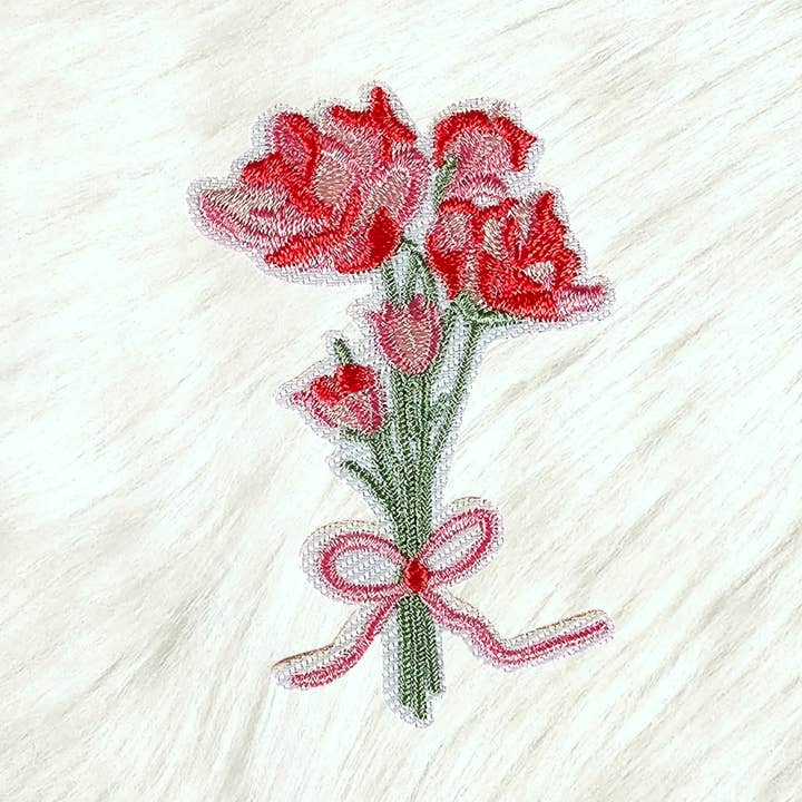 Scratch Decor - Wholesale Patch - Bouquet Flowers Embroidery Iron On Patch0