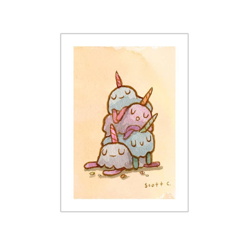 Stampa Unicorn Stack per la vendita all'ingrosso da parte di The Scott C Shop