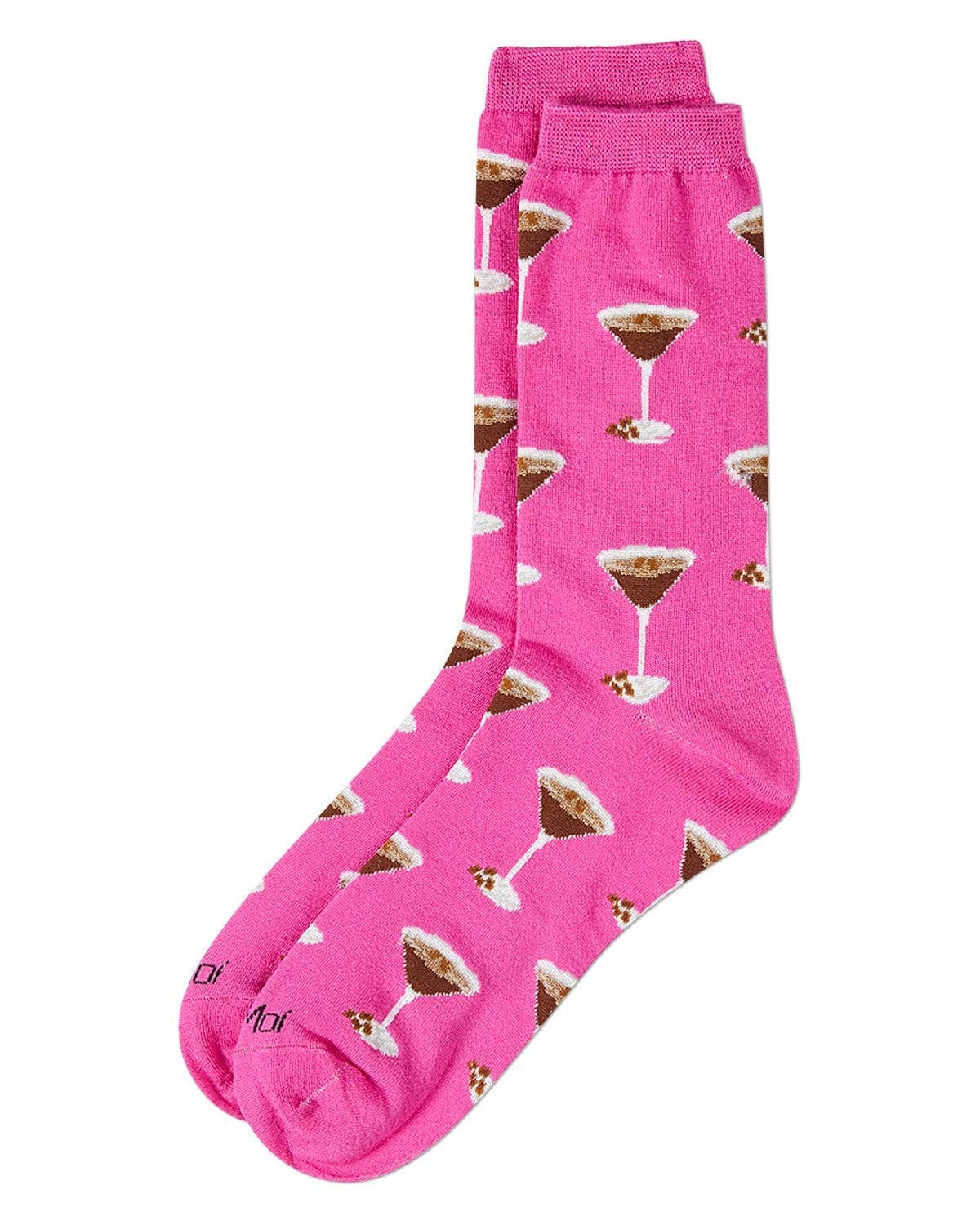 Fuchsia Espresso Martini Bamboo Crew for wholesale on Faire2