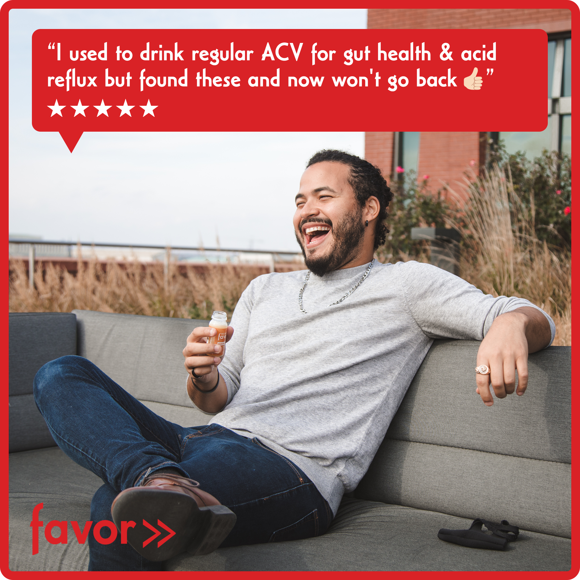 Favor - Wholesale Wellness Juice/Tonic - Gut Health Shot: Apple Cider Vinegar + Ginger3