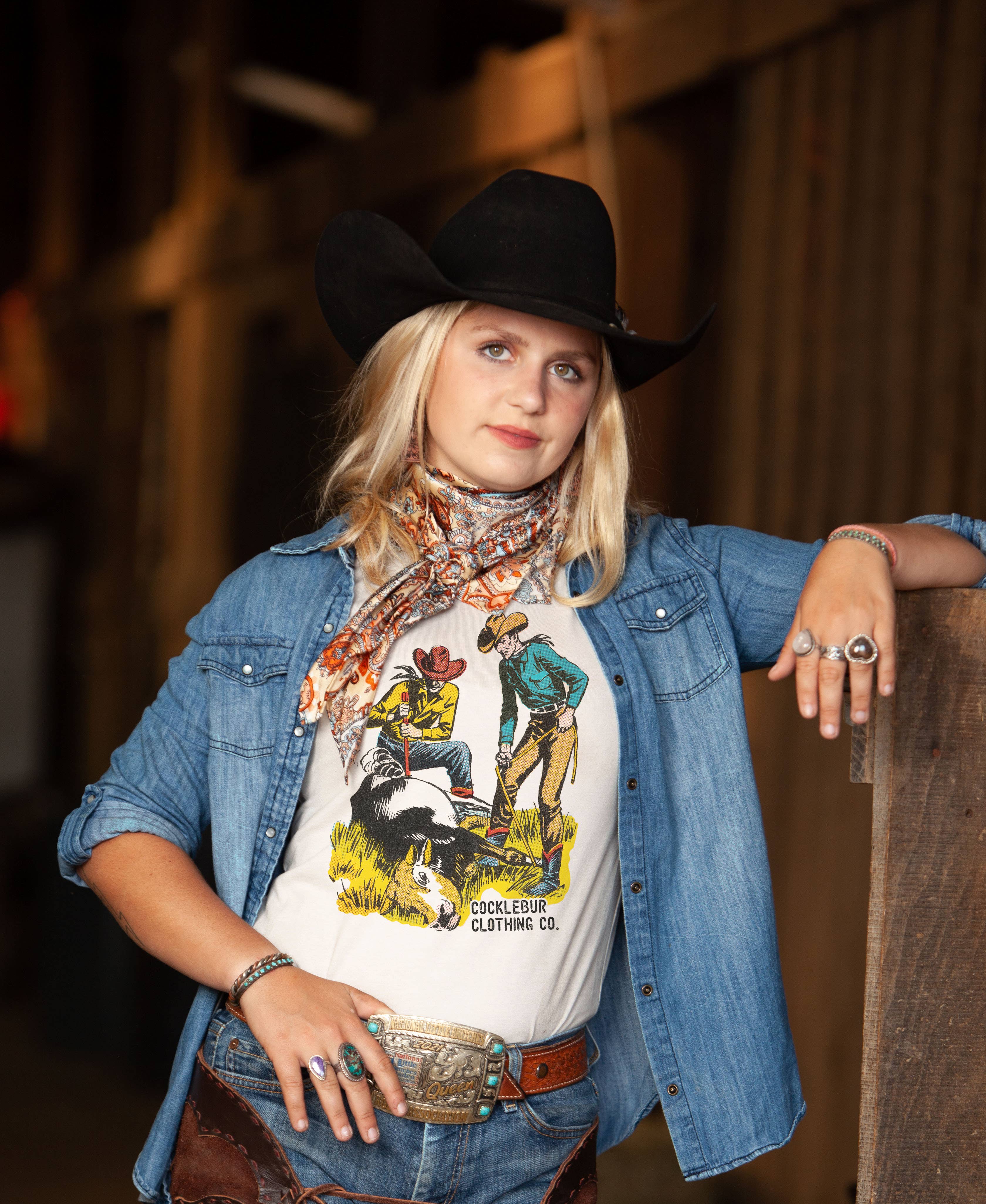 Cocklebur & Co. - Wholesale T-Shirt (Graphic) - Women's - Vintage Branders - Graphic Tee1