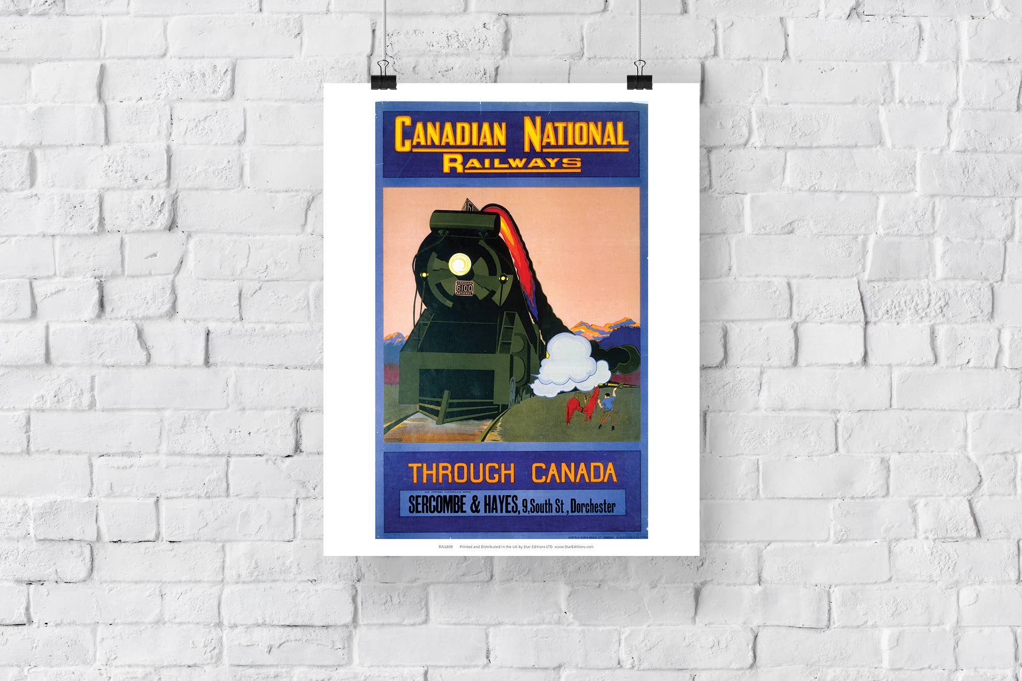 Star Editions – Großhandel Kunstdruck – Canadian National Railways - Durch Kanada - Kunstdruck2