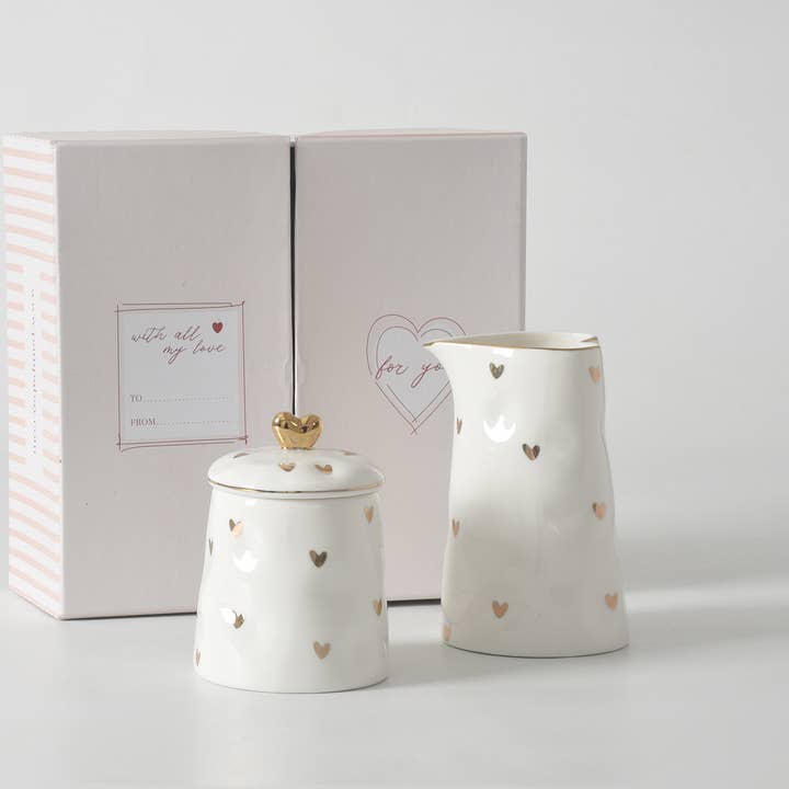 Ensemble Sucrier et Crémier pour la vente par Pampa Bay