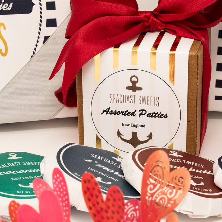 The Favor Box (Assorted) Valentine Red for wholesale by Seacoast Sweets