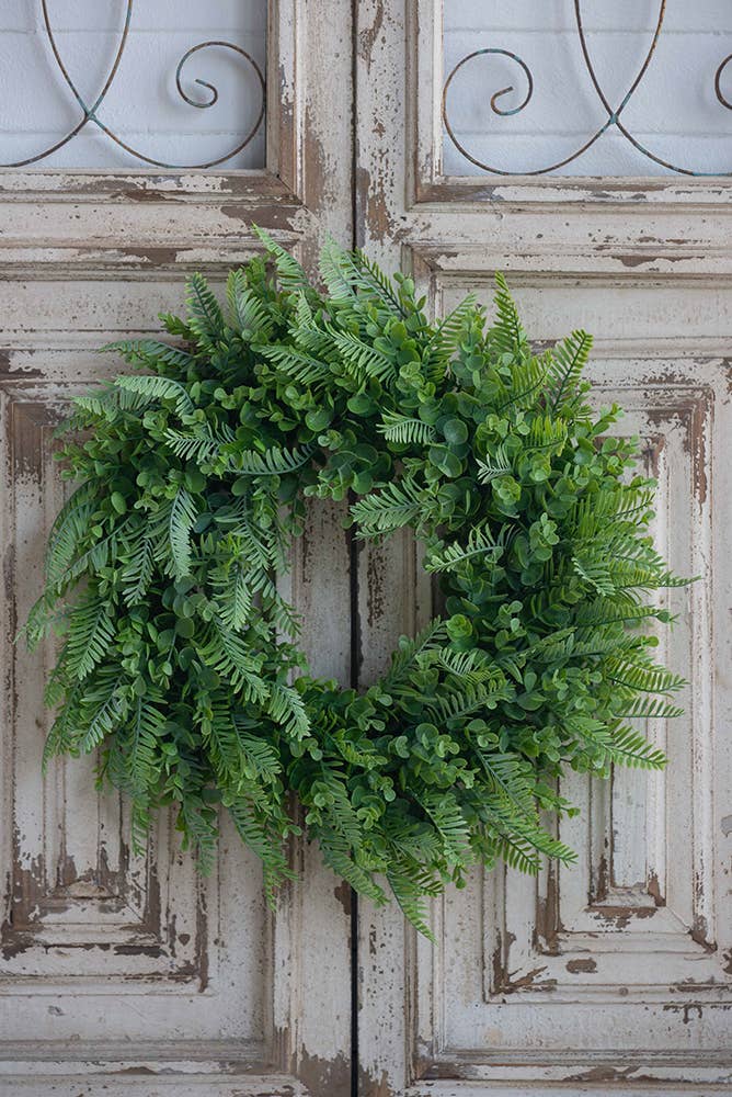 A&B Home Group Inc. - Venta al por mayor Corona - Corona de vegetación de 20x4x20" - Verde3