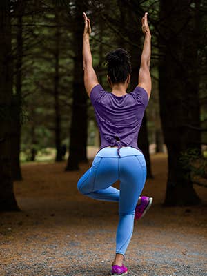 Tie Back Tee - Indigo for wholesale by Katie K Active