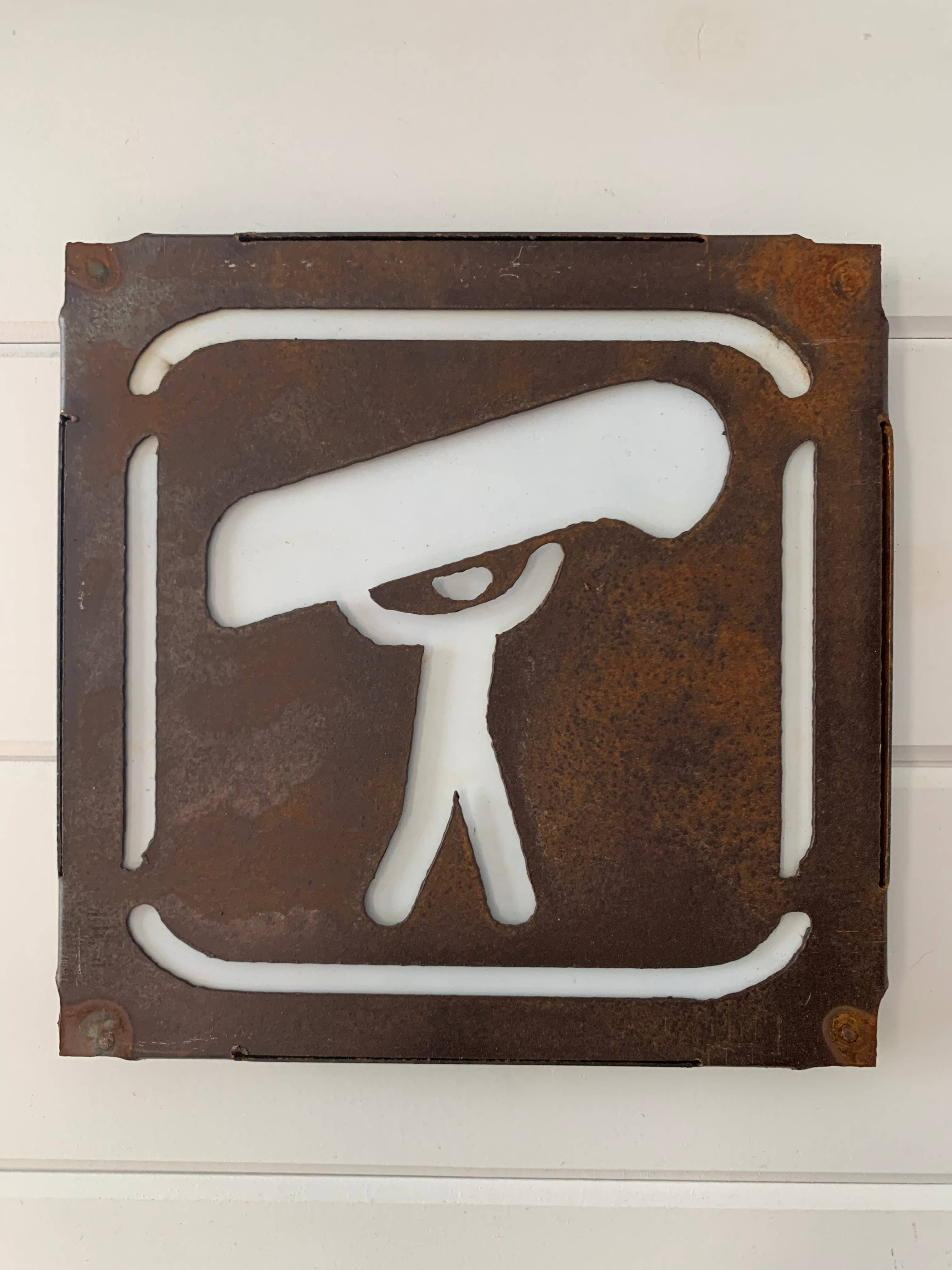 Out.West.Lifestyle. – wholesale Skylt – METALL REKREATION TECKEN3