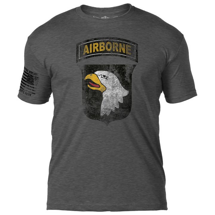 7.62 Design - Wholesale Screen Printed T-Shirt - Men's - Army 101st Airborne 'Distressed' 7.62 Design Battlespace Men