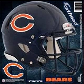Adesivo da parete casco NFL Chicago Bears per la vendita all'ingrosso da parte di Majestic Sports