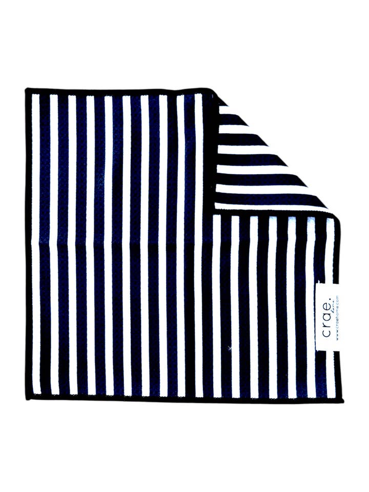 Black Licorice: Double-Sided Washcloth for wholesale by Crae.Home