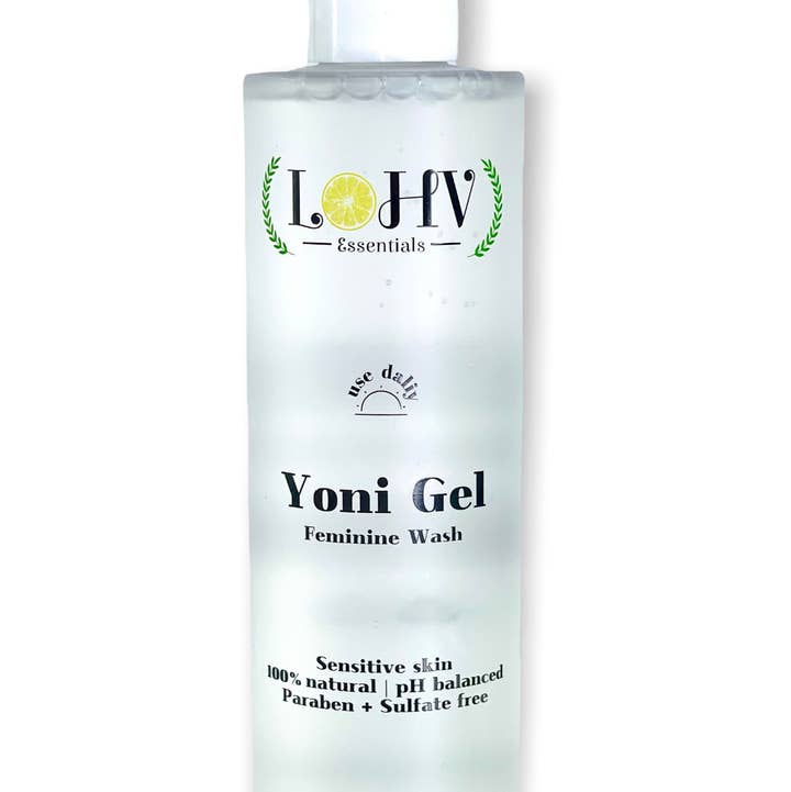 LOHV ESSENTIALS - Wholesale Intimate Cleanser/Wipe - PREMIUM YONI GEL Feminine Wash Eliminate Odor, Cleanse Vulva, Maintain a Healthy pH with Palm Kernel Oil + Aloe Vera Leaf0