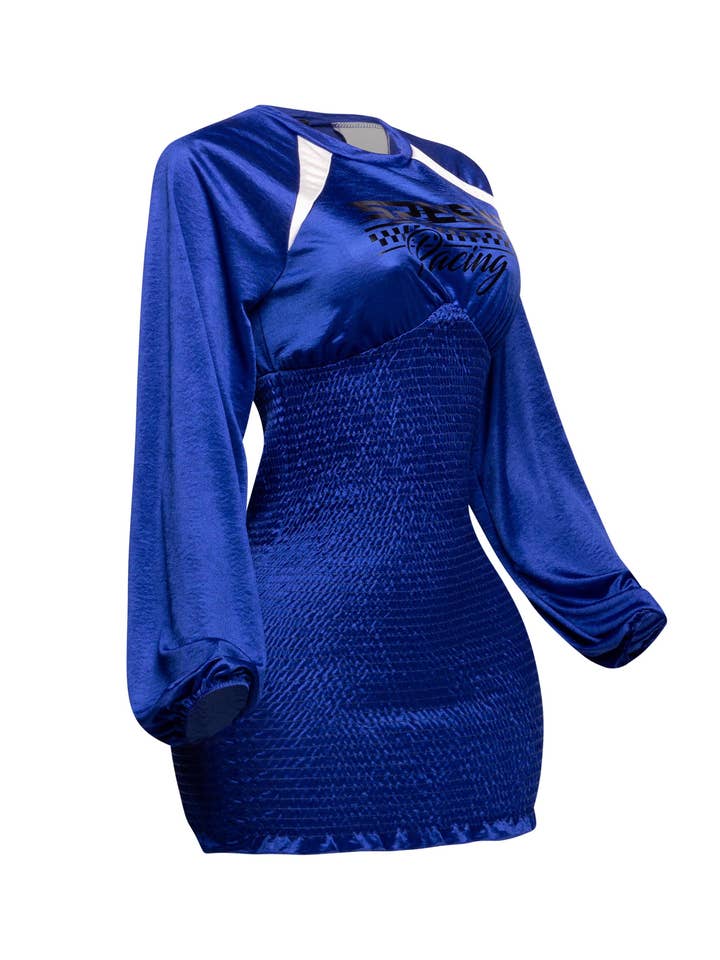 K Too - Wholesale Dress - Women's - Smocking body satin dress4