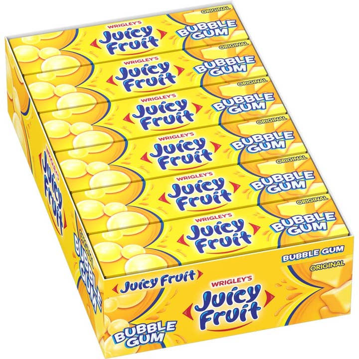 Sugar Bear Candy – Großhandel Kaugummi – Juicy Fruit Original Kaugummi 18 ct.