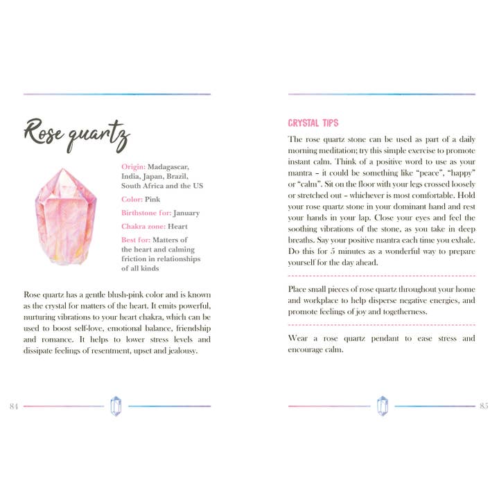 Red Wheel/Weiser LLC - Wholesale Book - Adult - Little Book of Crystals (Hardcover, Gift)