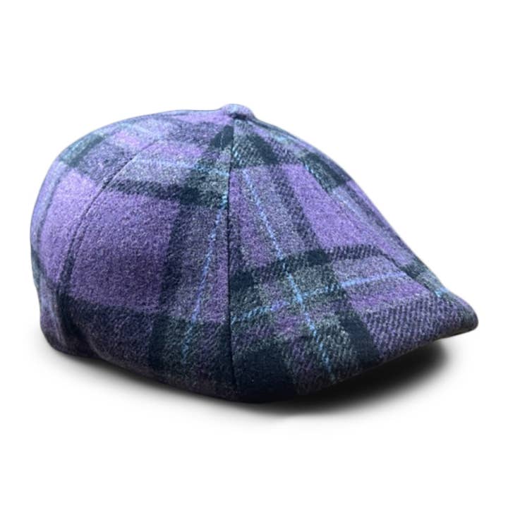 Gorra Peaky Boston Sally de The Violet Rose Plaid, color morado para venta al por mayor de Boston Scally
