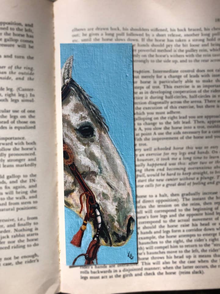 Romersk næse - Trykt bogmærke for engroshandel hos Karmin Burton Art