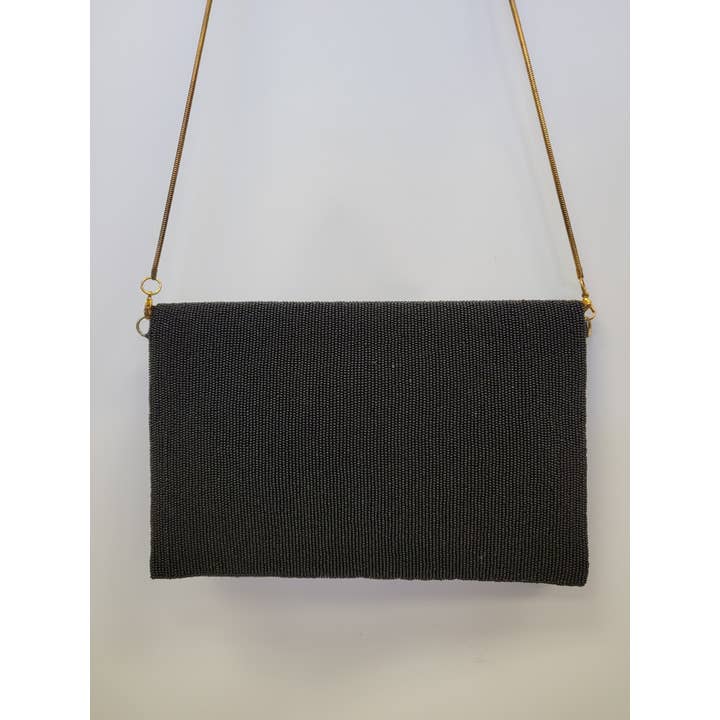 Ricki designs - Wholesale Crossbody Bag - Women's - BEADED CLUTCH LOVE ART LEATHER