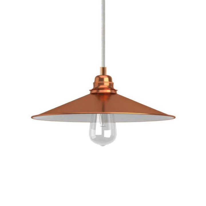 Pendant lamp Made in Italy complete with textile cable, for wholesale by LIGHTINUP S.R.L.