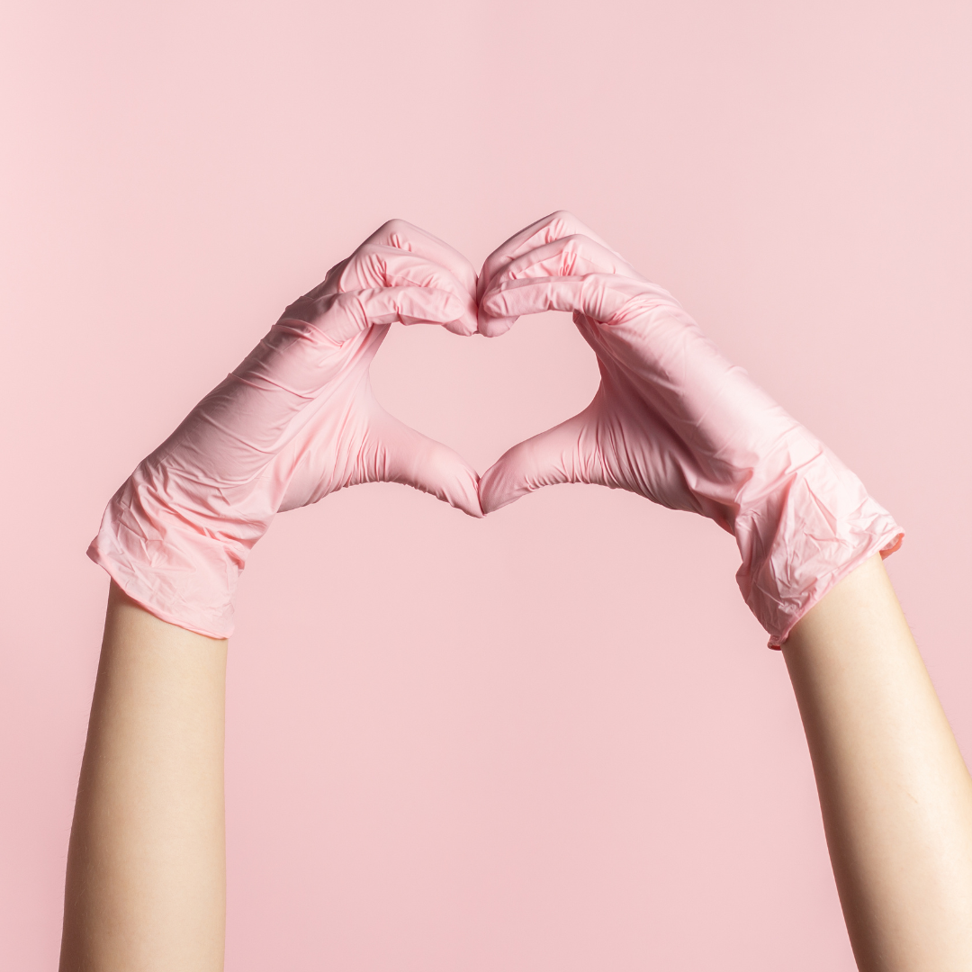 Eco Gloves - Wholesale Schoonmaakhandschoenen - Eco Gloves SoftTouch™ BLUSH wegwerpnitril onderzoekshandschoenen (4 mil) 1.000 handschoenen (roze)2