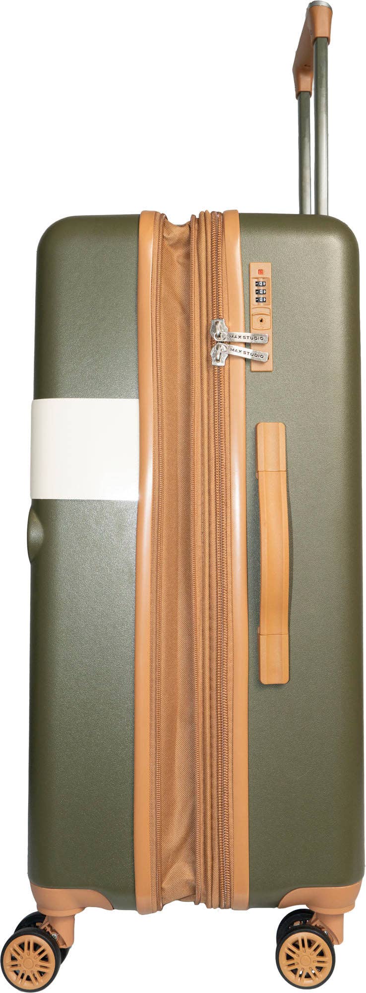  OLIVE Max Studio ABS 3-Piece Hard Sided The Lisbon Luggage Set for wholesale on Faire3