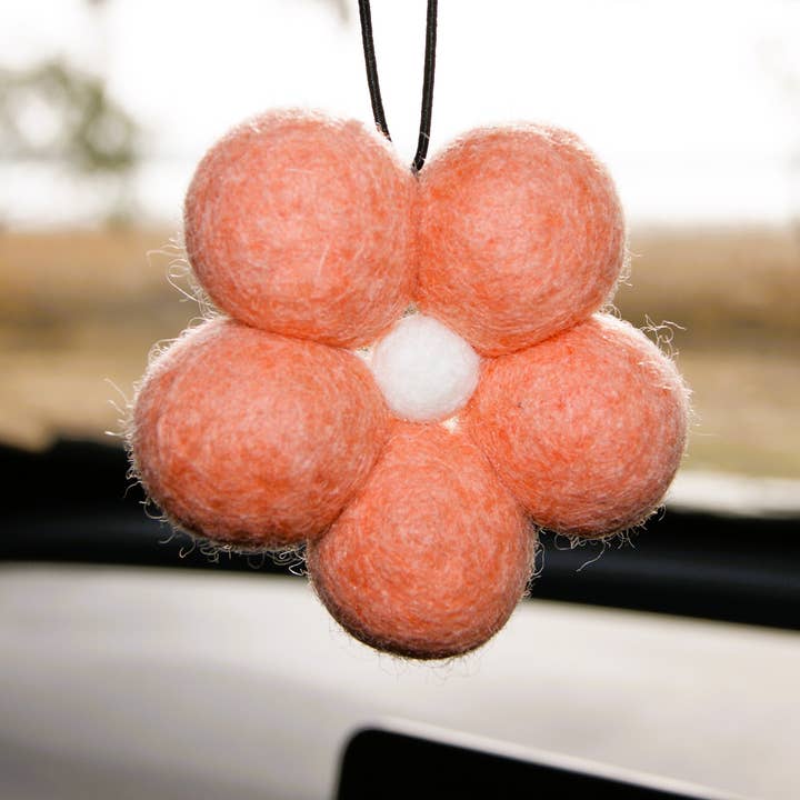 FRESH BallZ - Wholesale Car Freshener - Women's - Peach Daisy1