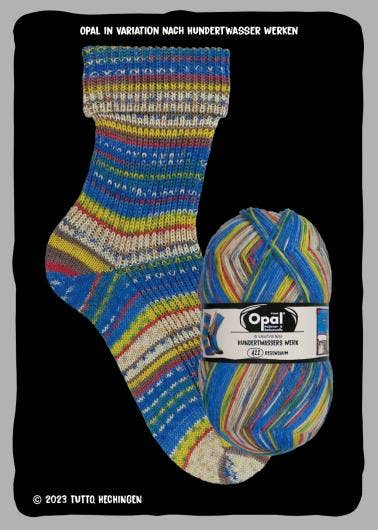 SCHULANA - Wholesale Yarn - OPAL sock yarn after Hundertwasser 4-ply34