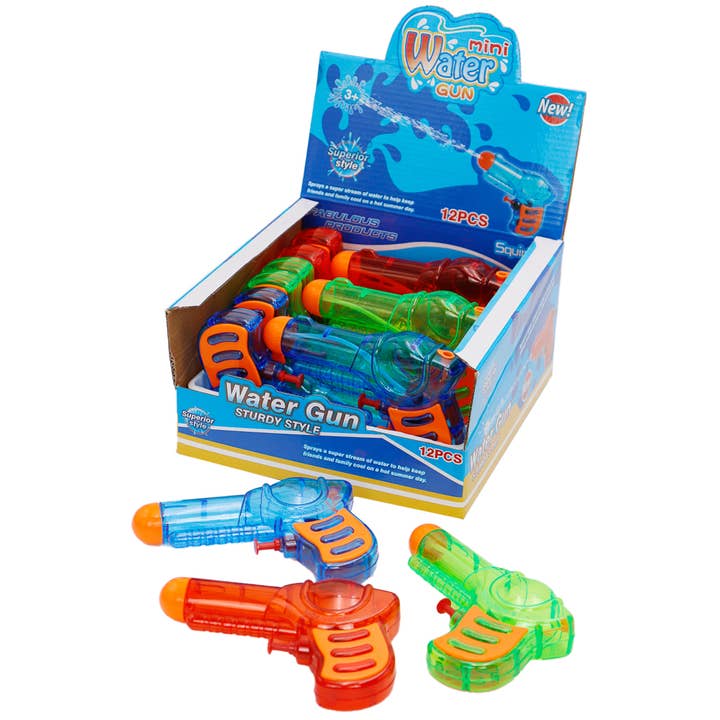 Cap Zone - Wholesale Classic Toy - Kids - Mini Water Blaster Pistol Squirt Gun