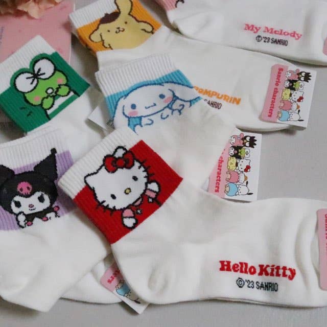 K-Wonderland - Wholesale Socks - Women's - Sanrio New 7Days Ankle line Soft Socks11