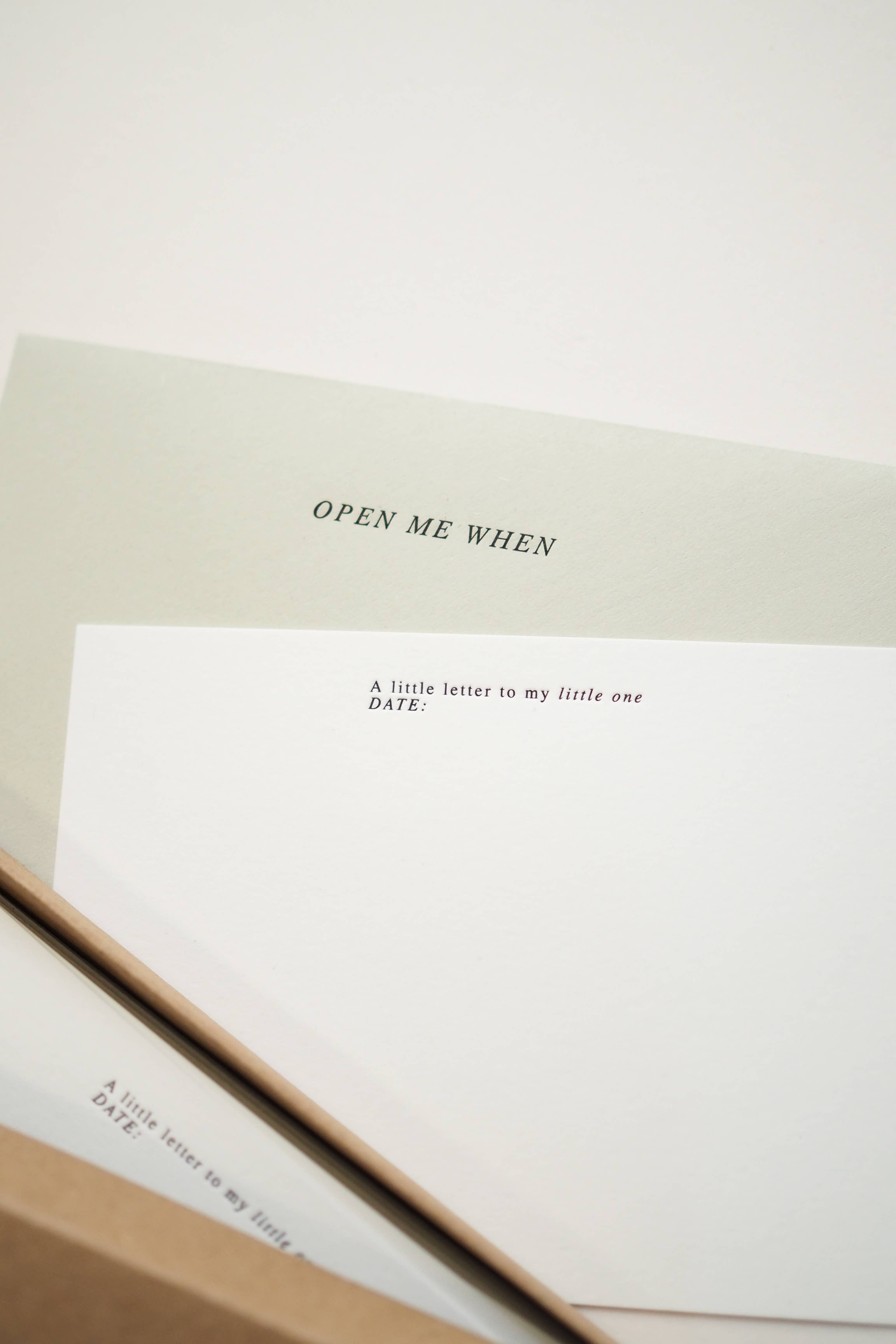 soch and co – wholesale Stationery/notecard set – Letters to my little one notecard set2