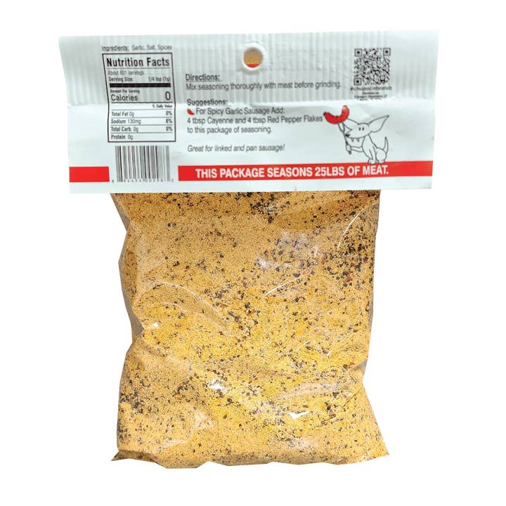 2 Gringos Chupacabra - Wholesale Dried Spice Mix - SAUSAGE MIX