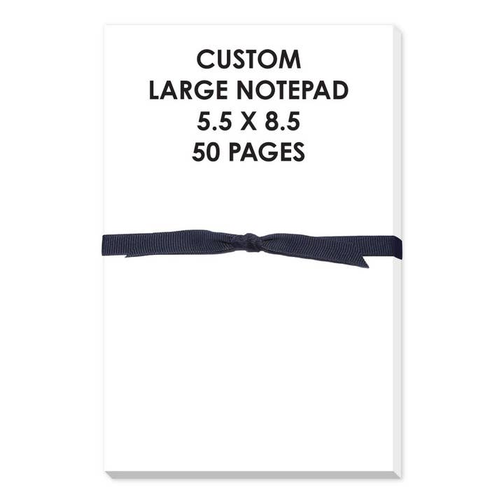 Donovan Designs - Wholesale Notepad - CUSTOM LARGE NOTEPAD