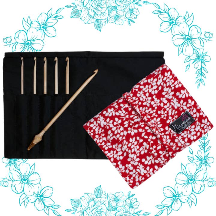 Nirvana Maple Crochet Hook Gift Set with Nirvana Case for wholesale by The KnittingZone