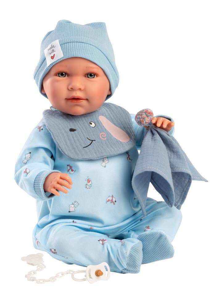 16.5" Soft Body Newborn Doll Miles for wholesale by Llorens