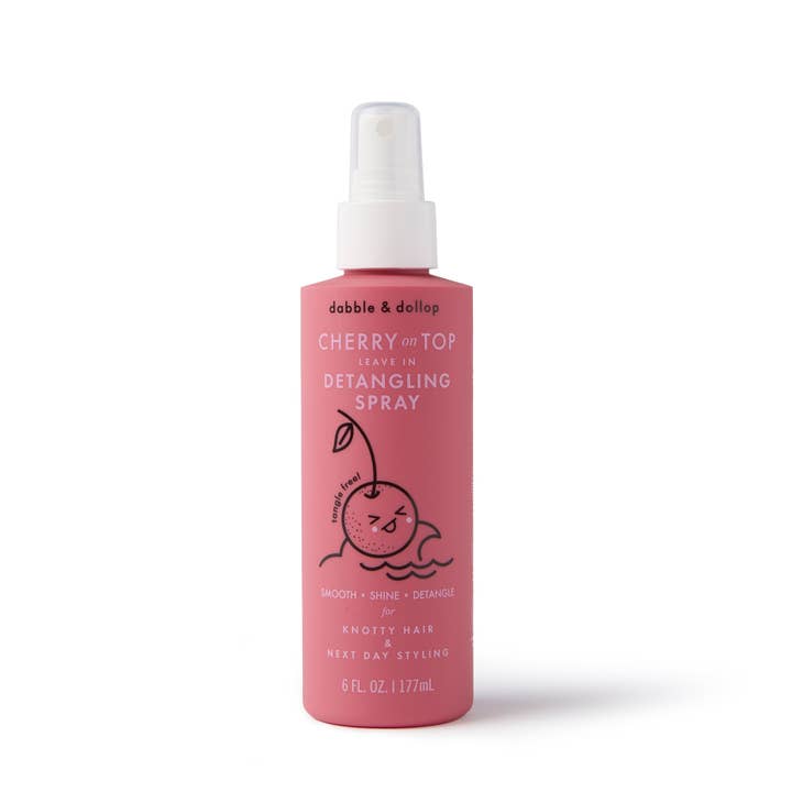 Cherry on Top® Hair Detangling & Conditioning Spray for wholesale by Dabble & Dollop®