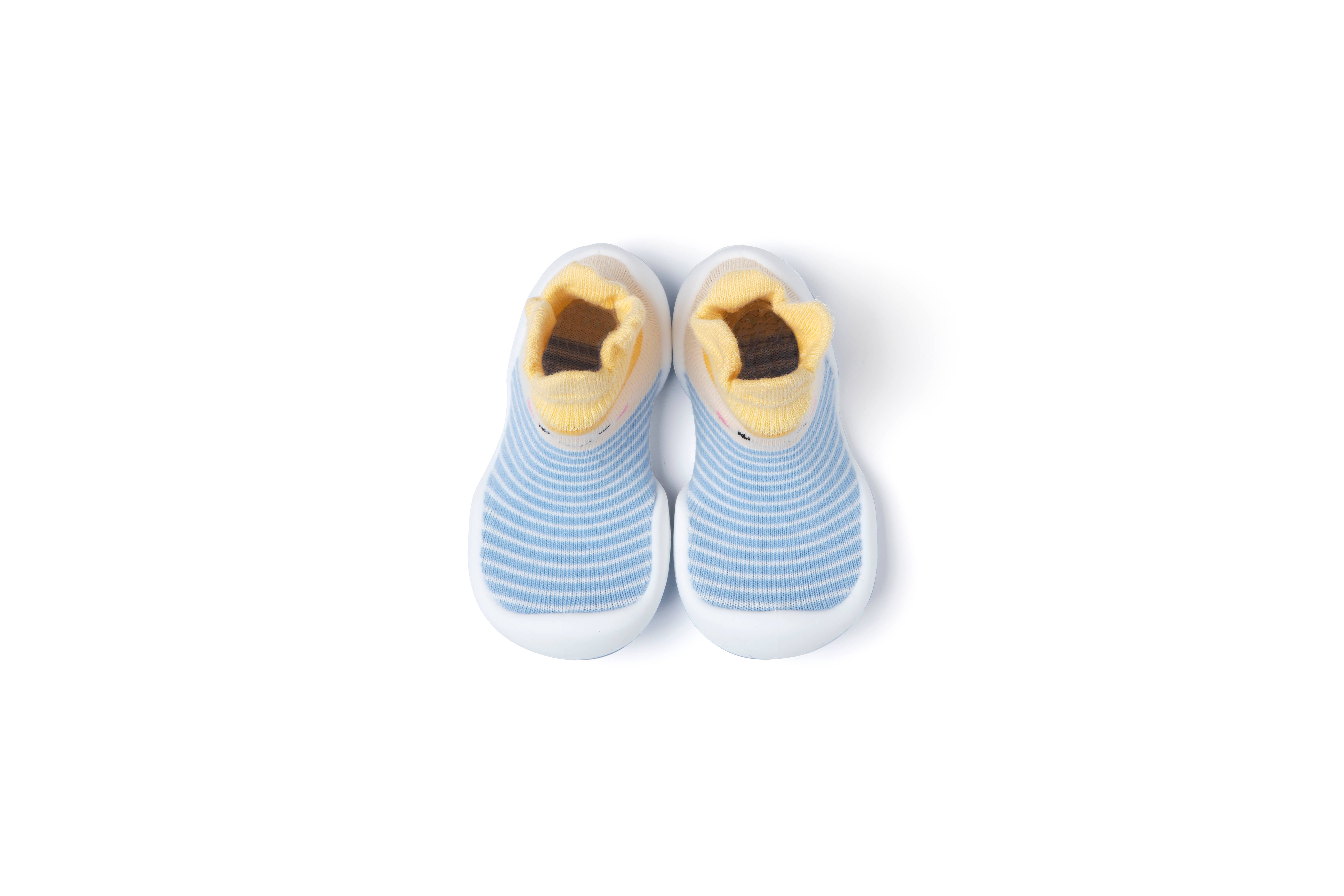 Little Bunny - Wholesale Crib Shoes - Baby - Komuello None Slip Shoe Kingdom Prince Crown Blue1