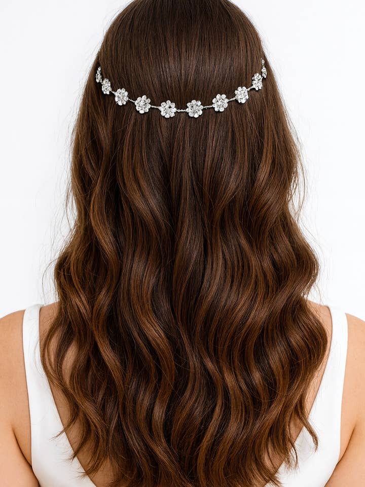 Vina de Pelo Floral con Piedras de Imitación para venta al por mayor de Accessorize Me