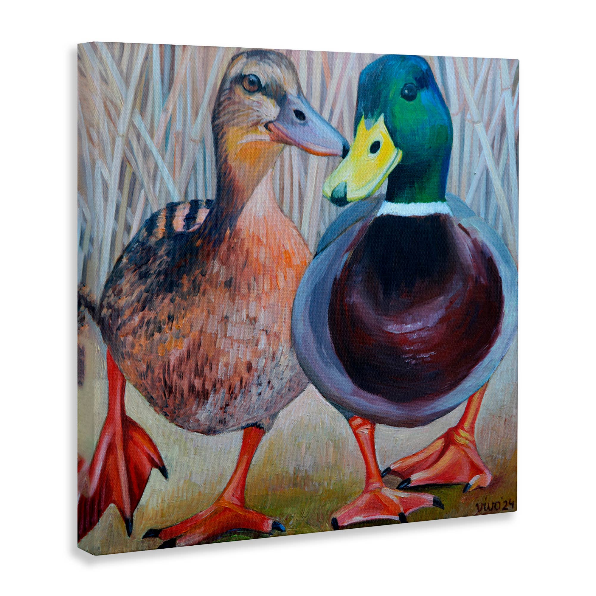 Stupell Industries - Wholesale Wall Sign - Mallard & Brown Ducks - Unframed Wall Art10