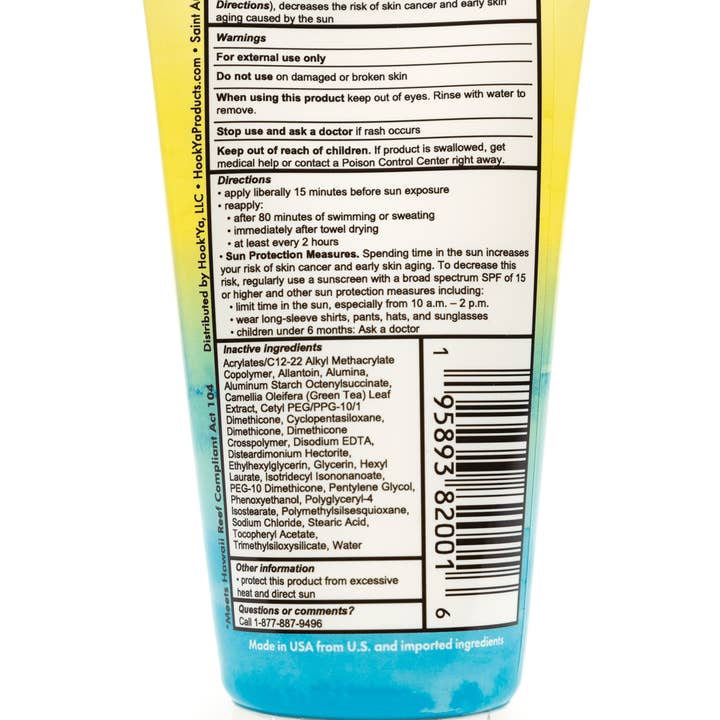 Hook'Ya - Wholesale Sunscreen - Sport Mineral Sunscreen SPF 50 Reef Safe Bait Safe Boat safe1