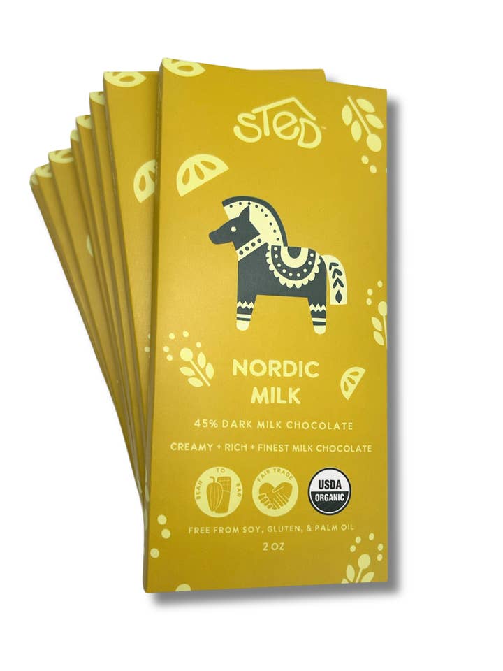 Sted Foods - Vente Barre chocolatée - Lait nordique0
