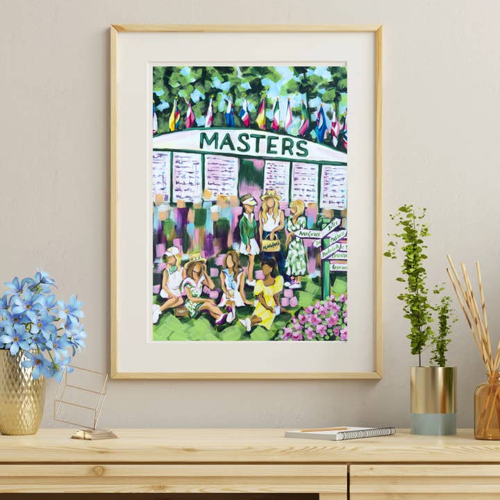 Masters Fashion Fine Art Print for wholesale by Erin Edith Illustration