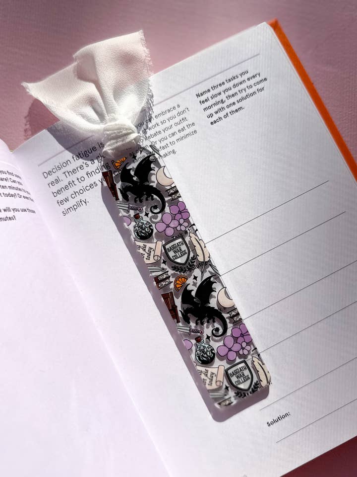 Fourth Wing - Acrylic Bookmark for wholesale by Seven hearts shop