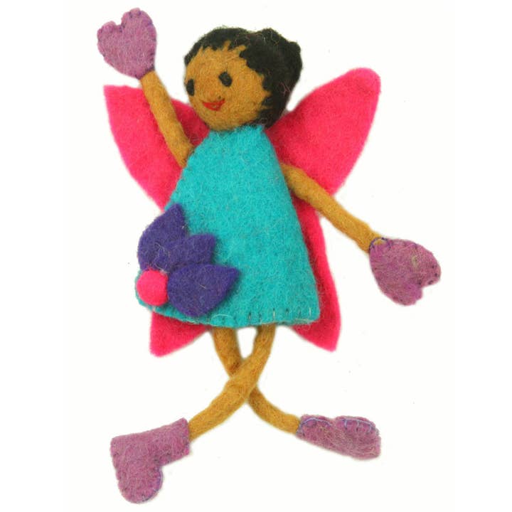 Global Crafts - Wholesale Toothfairy Pillow - Kids - Black Hair Felt Tooth Fairy Pillow1