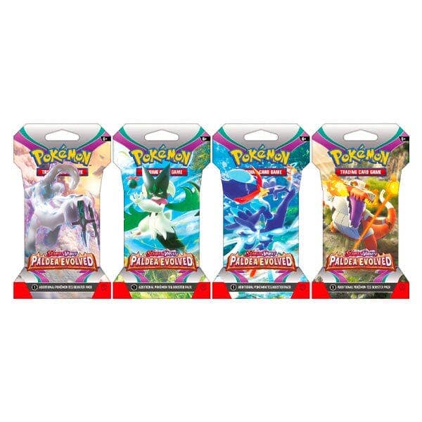 Showcase - Wholesale Card Game - Pokémon TCG: Scarlet & Violet | Paldea Evolved Sleeved Booster | Ships Assorted