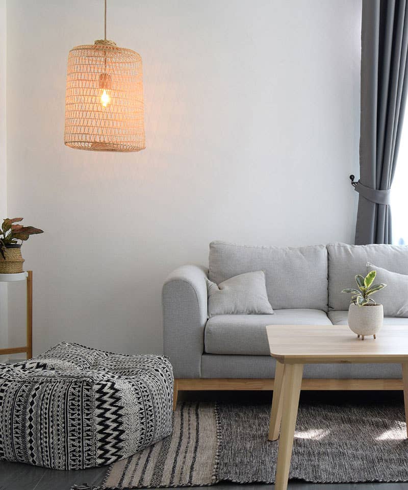 Lanna Passa - Vendita all'ingrosso Lampadario/lampada a sospensione - Cestino per trappola da pesca asiatica riutilizzato Bamboo Light6