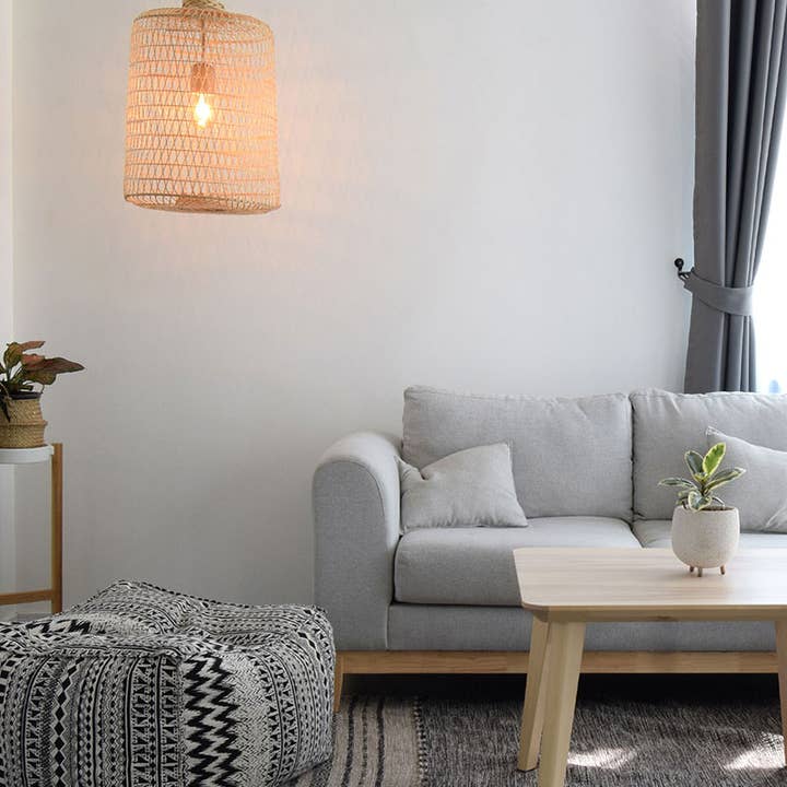 Lanna Passa - Vendita all'ingrosso Lampadario/lampada a sospensione - Cestino per trappola da pesca asiatica riutilizzato Bamboo Light6