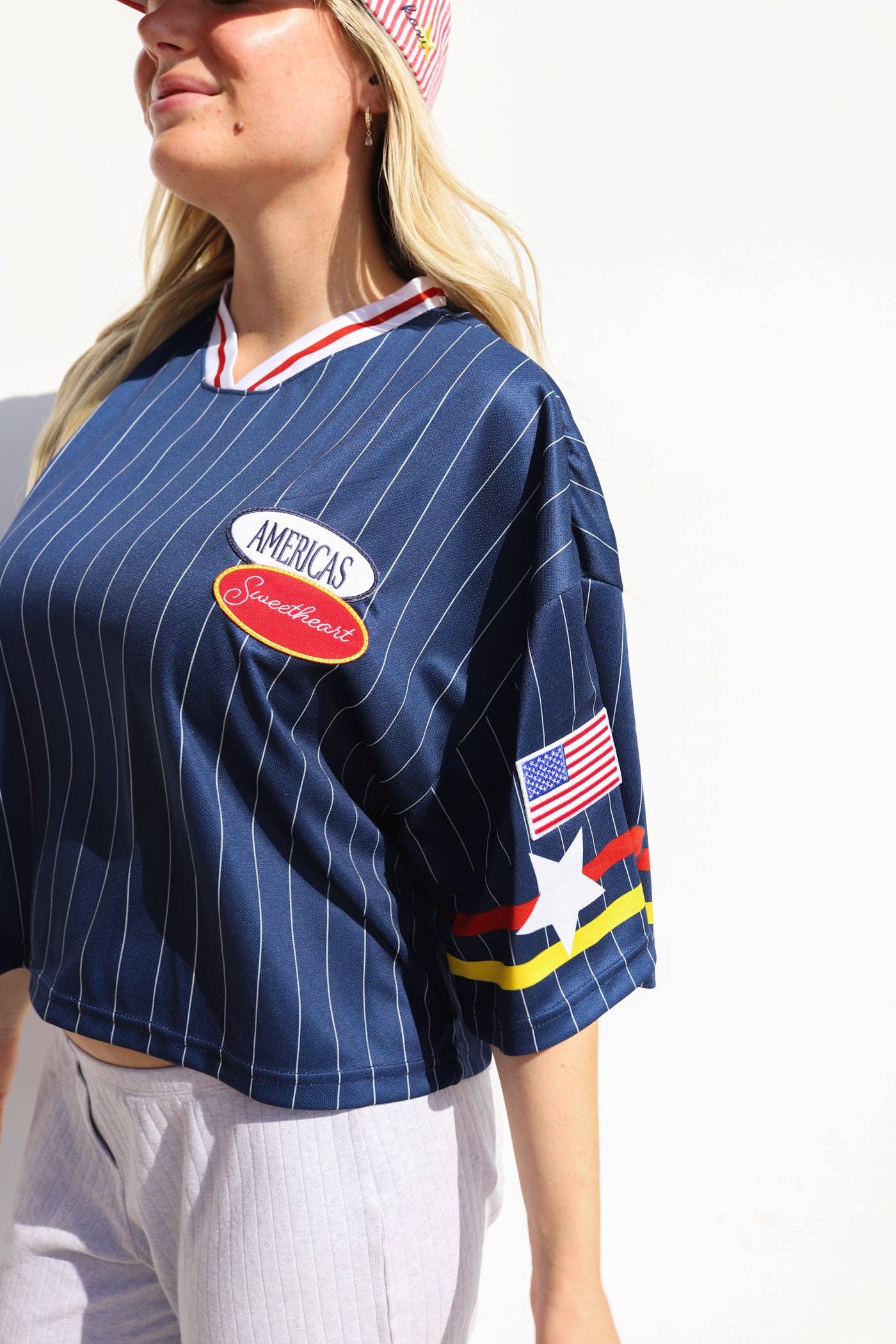 KAXI - Wholesale T-Shirt - Women's - AMERICA'S SWEETHEART JERSEY (2 COLORS)12